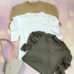 تیشرت آستین پفی فانریپ رنگی