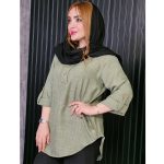 شومیز سه دکمه چوبی - مانتو پاتریس رشت