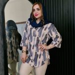 تونیک کریشه دکمه چوبی رنگی - مانتو پاتریس رشت