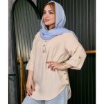 مانتو شانتون بغل دکمه