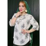 تونیک 3 دکمه برگ