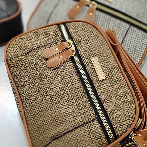 کیف دوشی 4 زیپ