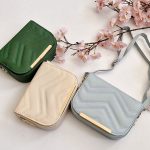 کیف دوشی دوخت زیگ زاگ چرم