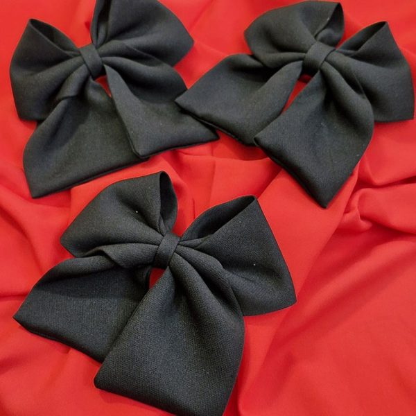 گیره مو مشکی پاپیون - مانتو پاتریس رشت