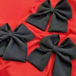 گیره مو مشکی پاپیون - مانتو پاتریس رشت