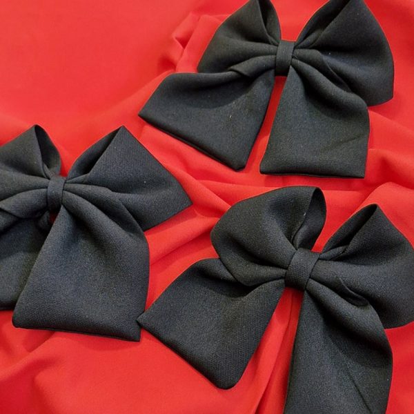 گیره مو مشکی پاپیون - مانتو پاتریس رشت