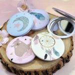 آینه جیبی فانتزی گرد - مانتو پاتریس رشت