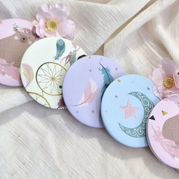 آینه جیبی فانتزی گرد - مانتو پاتریس رشت