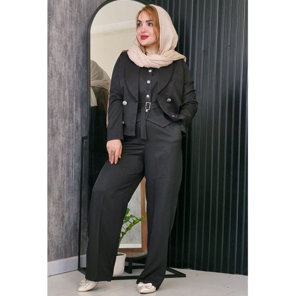 ست 3 پی اس یقه آرشال مازراتی - مانتو پاتریس رشت