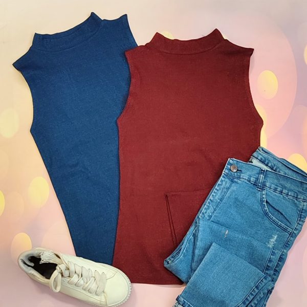 تاپ حلقه ای فانریپ رنگی - مانتو پاتریس رشت