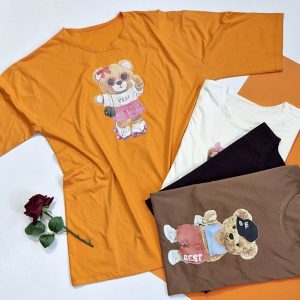 تیشرت نخ پنبه خرس