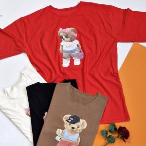 تیشرت نخ پنبه خرس