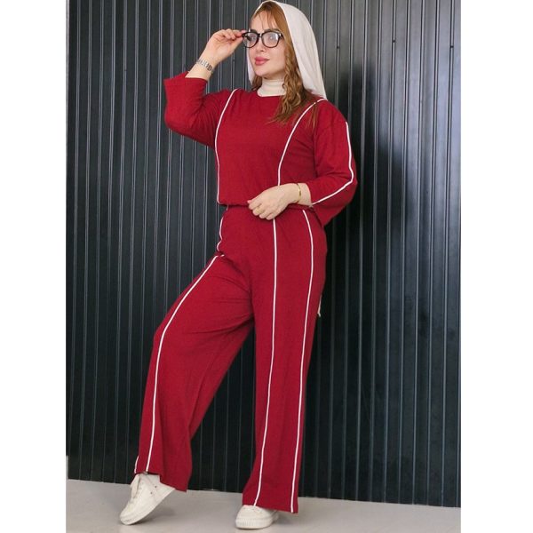 ست تیشرت شلوار نواری جودون