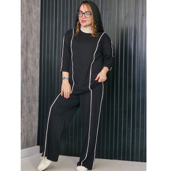 ست تیشرت شلوار نواری جودون