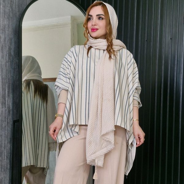 مانتو پانچ لینن نچرال