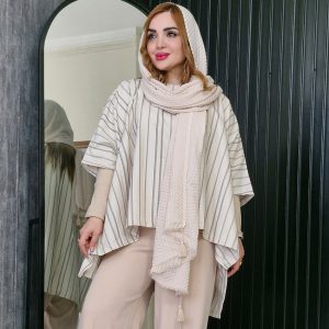 مانتو پانچ لینن نچرال