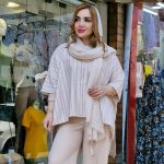 مانتو پانچ لینن نچرال