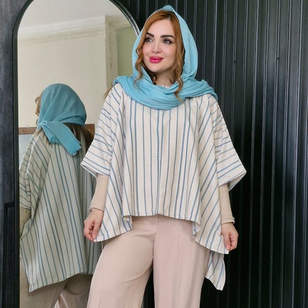 مانتو پانچ لینن نچرال