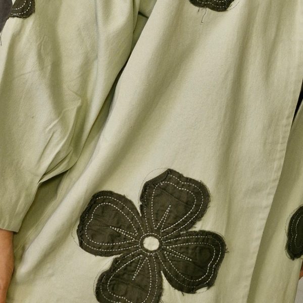 مانتو کتان گلدار - مانتو پاتریس رشت