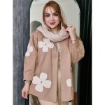 مانتو کتان گلدار