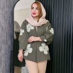 مانتو کتان گلدار