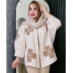 مانتو کتان گلدار