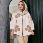 مانتو کتان گلدار