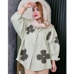 مانتو کتان گلدار