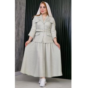ست کت دامن کلوش -مانتو پاتریس رشت