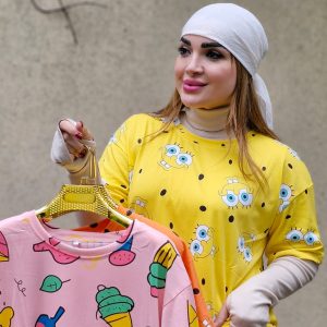 تیشرت لانگ فانتزی - مانتو پاتریس رشت