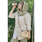 شومیز کتیبه دو جیب -