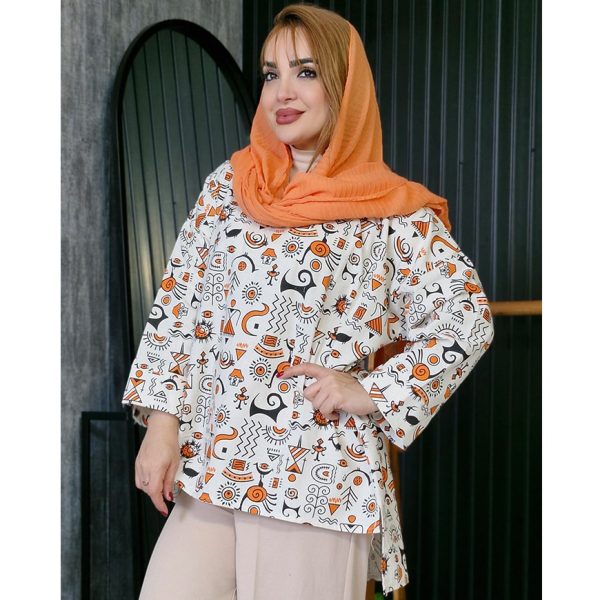 تونیک چاپی لینن - مانتو پاتریس رشت