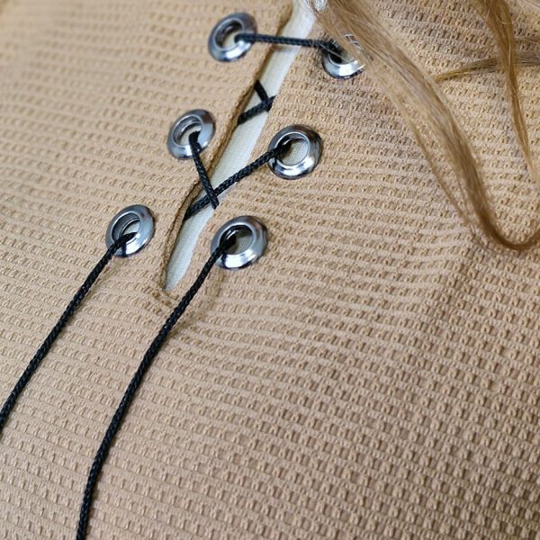 تونیک یقه پرچی بیسکوییتی