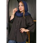 مانتو راه راه پلوتی تک جیب