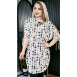 تونیک پوپلین کراواتی