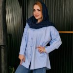 مانتو کتان آستین پیله