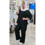 ست لینن دکمه دار