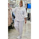 ست لینن دکمه دار