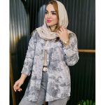 مانتو نخی طرحدار طوسی - مانتو پاتریس رشت