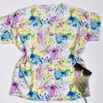 تیشرت نخی قواره بزرگ طرحدار