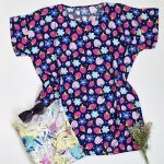 تیشرت نخی قواره بزرگ طرحدار