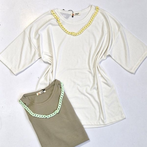 تیشرت لانگ زنجیری