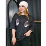 تیشرت لانگ چشم مرواریدی