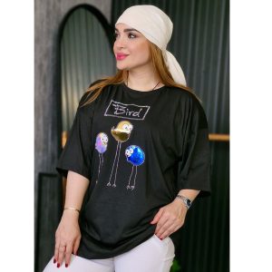 تیشرت لانگ گنجشک - مانتو پاتریس رشت