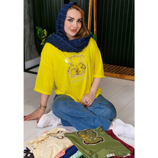 تیشرت لانگ خرس ال وی