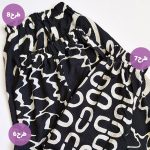 شلوار کراش سفید مشکی