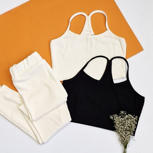 ست کراپ شلوار ریلی