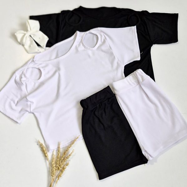 ست تیشرت شورتک رومی فانریپ - مانتو پاتریس رشت