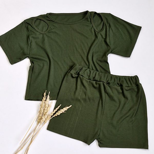 ست تیشرت شورتک رومی فانریپ