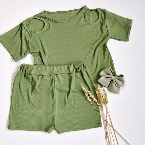 ست تیشرت شورتک رومی فانریپ